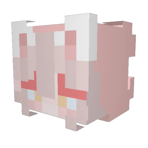 M4ngl3 Minecraft avatar head, 3D render