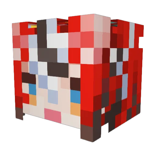 M4ngus_ Minecraft avatar head, 3D render