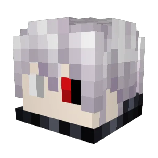 M4r_c Minecraft avatar head, 3D render