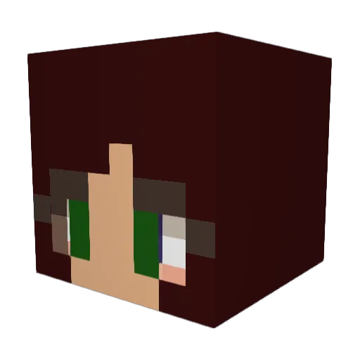 M4rauder Minecraft avatar head, 3D render