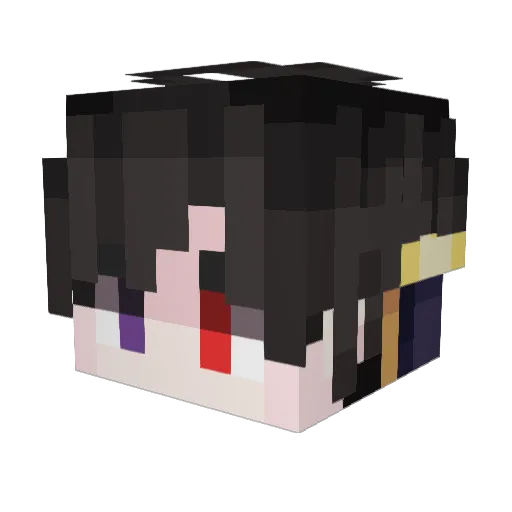 M4rcoUchiha Minecraft avatar head, 3D render