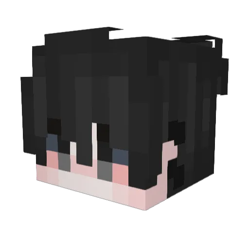 M4rito Minecraft avatar head, 3D render