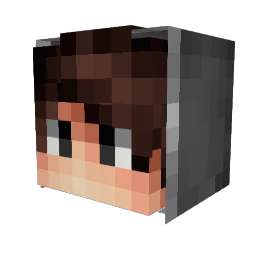 M4rkie Minecraft avatar head, 3D render