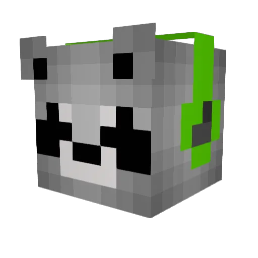 M4rloon Minecraft avatar head, 3D render