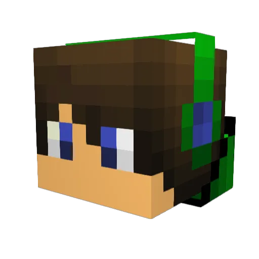 M4rvGamer Minecraft avatar head, 3D render