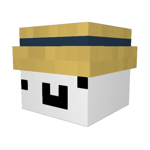M4rxon Minecraft avatar head, 3D render