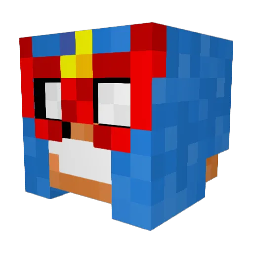 M4squerade15 Minecraft avatar head, 3D render