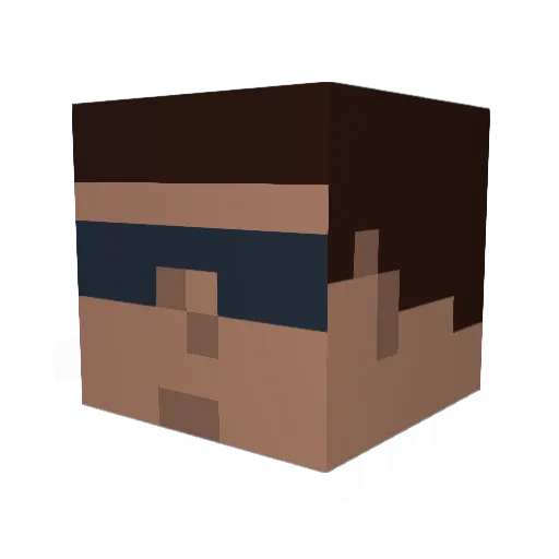 M4steR1407 Minecraft avatar head, 3D render