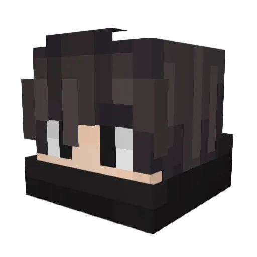 M4sterRed Minecraft avatar head, 3D render