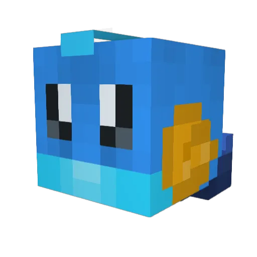M4ster_Blue Minecraft avatar head, 3D render