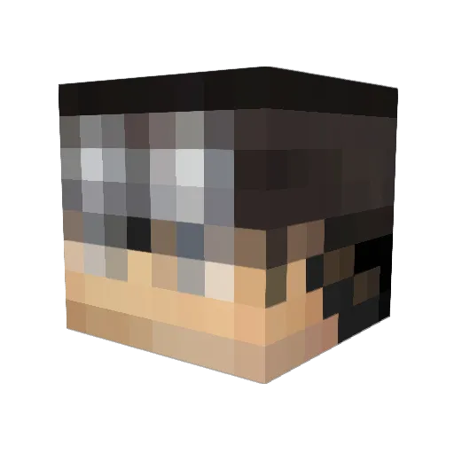 M4stersz Minecraft avatar head, 3D render