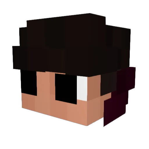 M4thys Minecraft avatar head, 3D render
