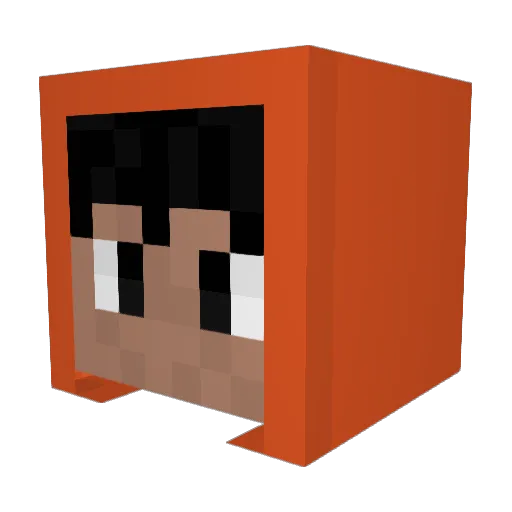 M4tland Minecraft avatar head, 3D render