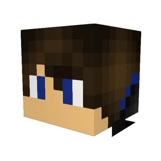 M4tt_16 Minecraft avatar head, 3D render