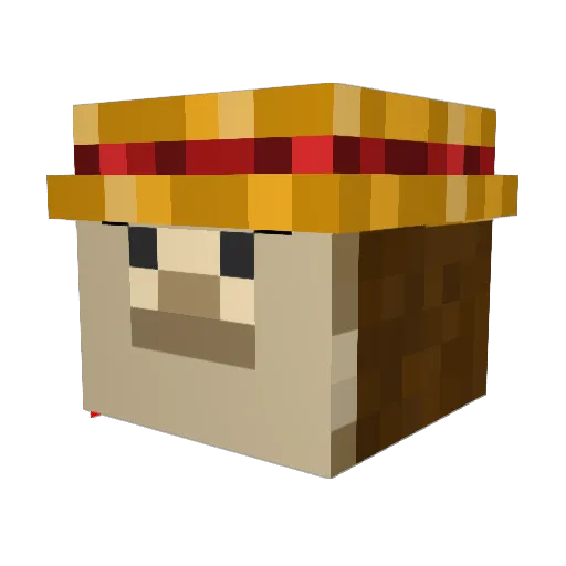M4ttiA_ Minecraft avatar head, 3D render