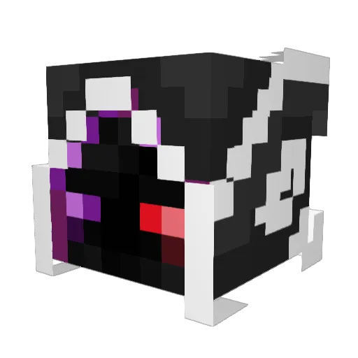 M4wrick Minecraft avatar head, 3D render