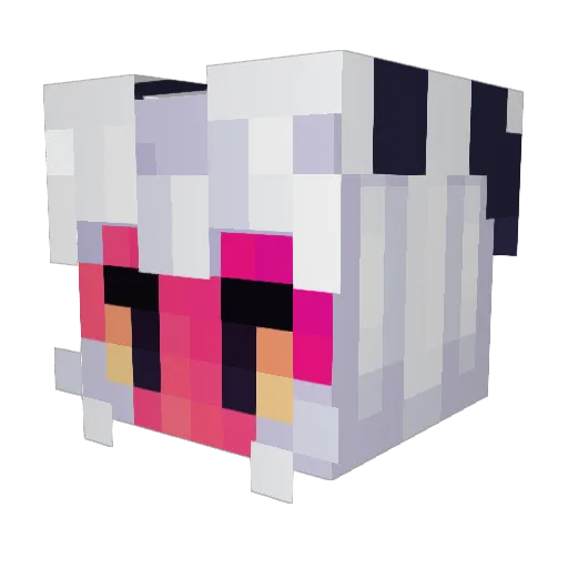 M4x1m1114n0 Minecraft avatar head, 3D render