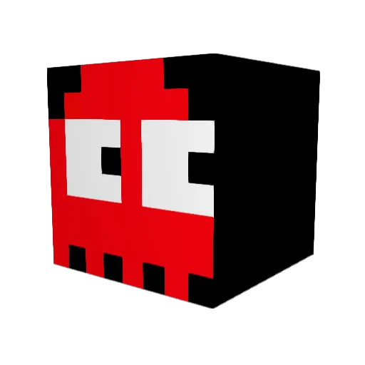 M7MD_189 Minecraft avatar head, 3D render