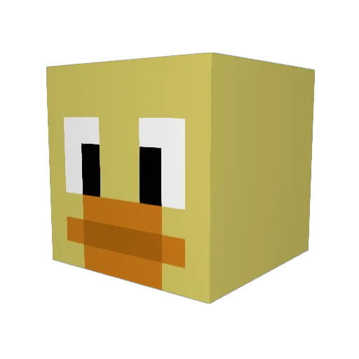 M7kamh Minecraft avatar head, 3D render