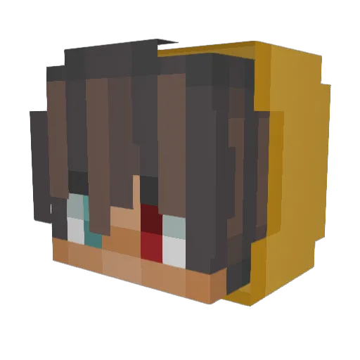M7madSam7_vK Minecraft avatar head, 3D render