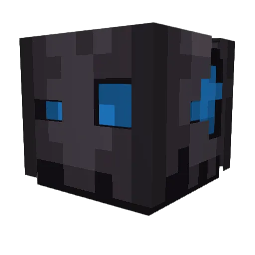 M7mdFTW Minecraft avatar head, 3D render