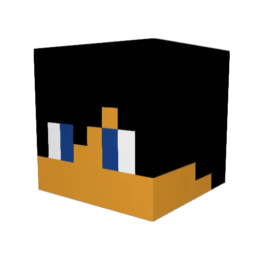 M7md_2022 Minecraft avatar head, 3D render