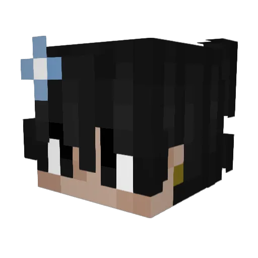 M8_StAr Minecraft avatar head, 3D render