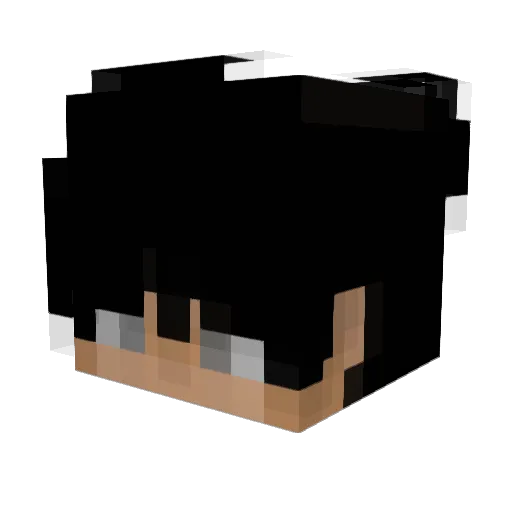 M90007 Minecraft avatar head, 3D render