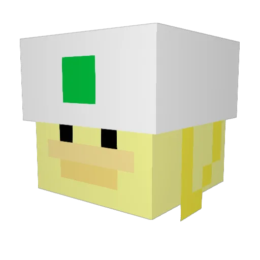 M9Jo Minecraft avatar head, 3D render