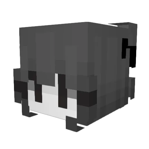 M9eyz Minecraft avatar head, 3D render