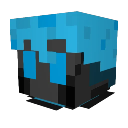 MA27SON Minecraft avatar head, 3D render