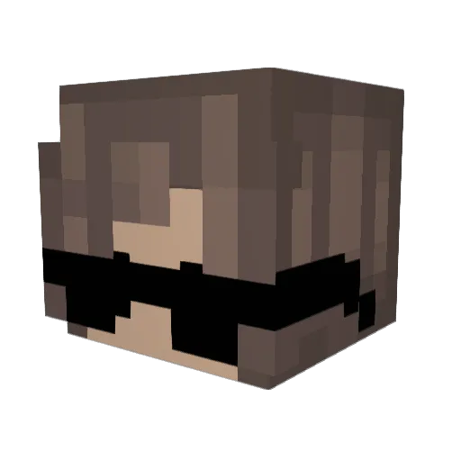 MAAAAyaa Minecraft avatar head, 3D render