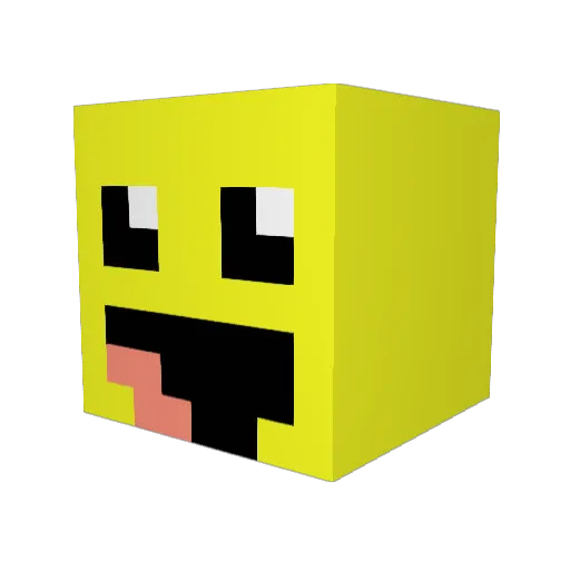 MAAEESTROO Minecraft avatar head, 3D render