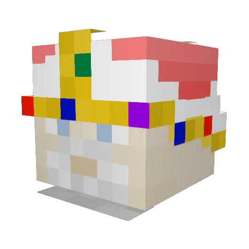 MACAULAY00 Minecraft avatar head, 3D render