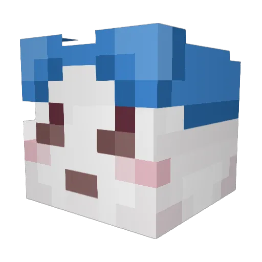 MACEYSWORLD Minecraft avatar head, 3D render