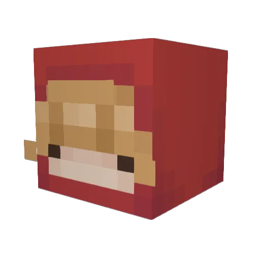 MACIEKREX3122 Minecraft avatar head, 3D render
