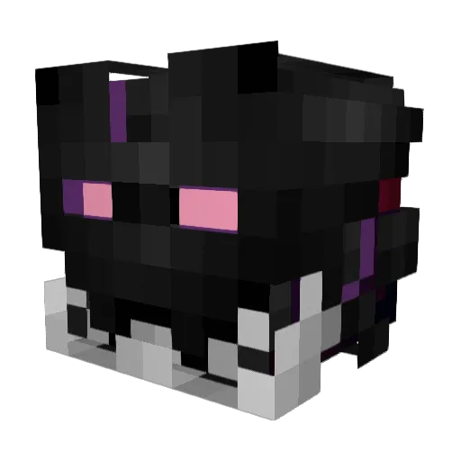 MAC_DACK Minecraft avatar head, 3D render