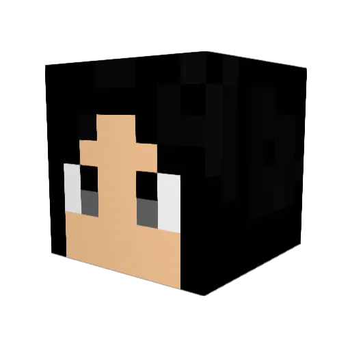 MADARANNNNN Minecraft avatar head, 3D render