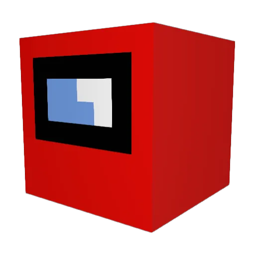 MADBossk Minecraft avatar head, 3D render