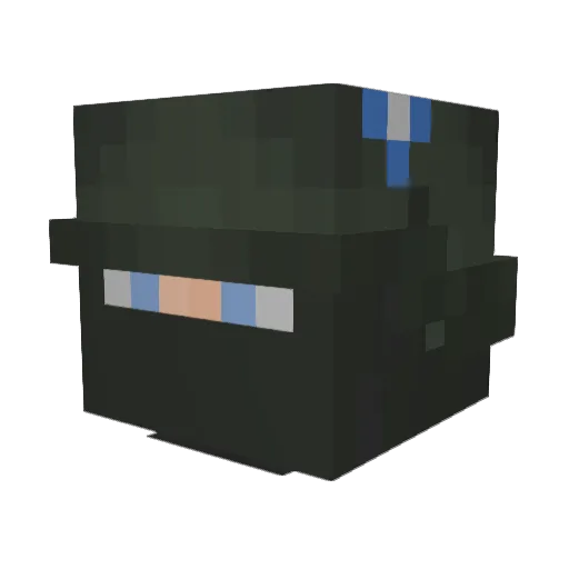 MADDMARCOS Minecraft avatar head, 3D render