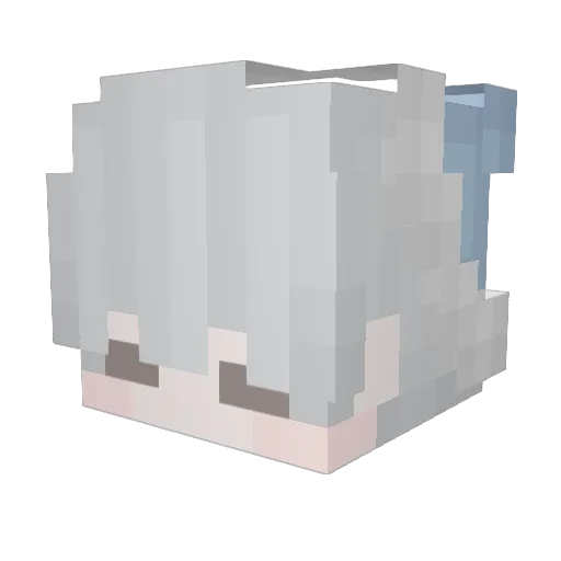 MADEINTW Minecraft avatar head, 3D render