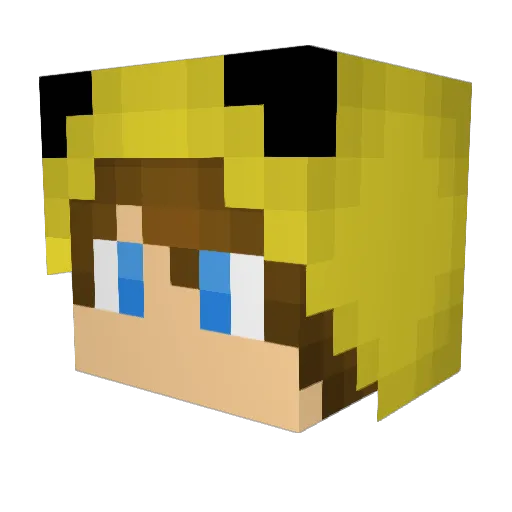 MADGAMES123456 Minecraft avatar head, 3D render