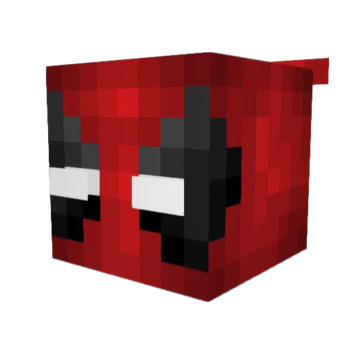 MADGENIUSDV_ Minecraft avatar head, 3D render