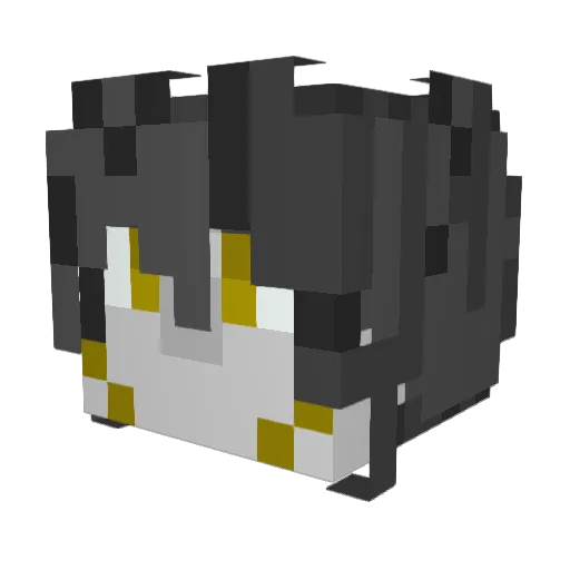 MADMARXX Minecraft avatar head, 3D render