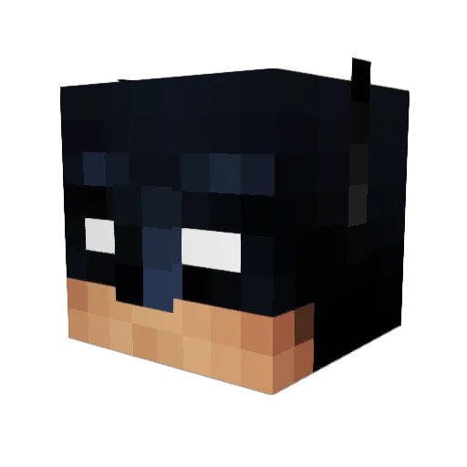 MADMLGAMER Minecraft avatar head, 3D render
