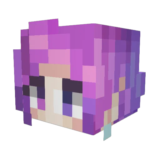 MADS_Monkey5 Minecraft avatar head, 3D render
