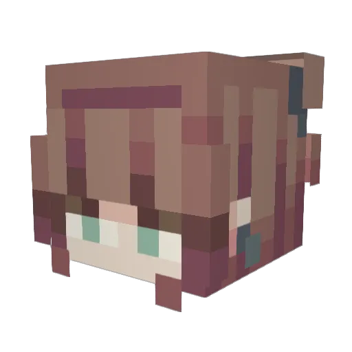 MADY543 Minecraft avatar head, 3D render