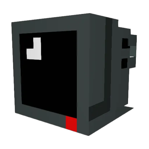 MAD_EHOT Minecraft avatar head, 3D render