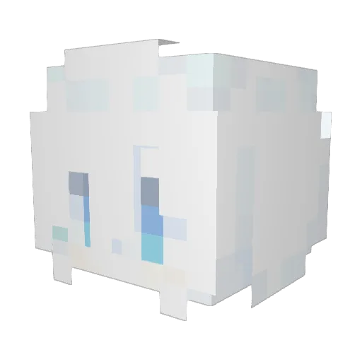 MAD_OVO Minecraft avatar head, 3D render
