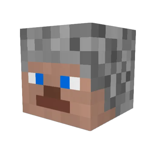 MAD_Voodoo Minecraft avatar head, 3D render
